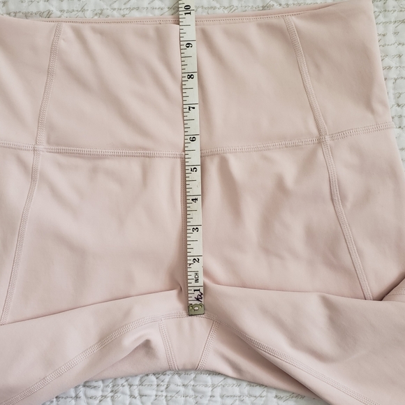 ATHLETA eclipse 7/8 Ballerina pink mesh tights S - Picture 5 of 9